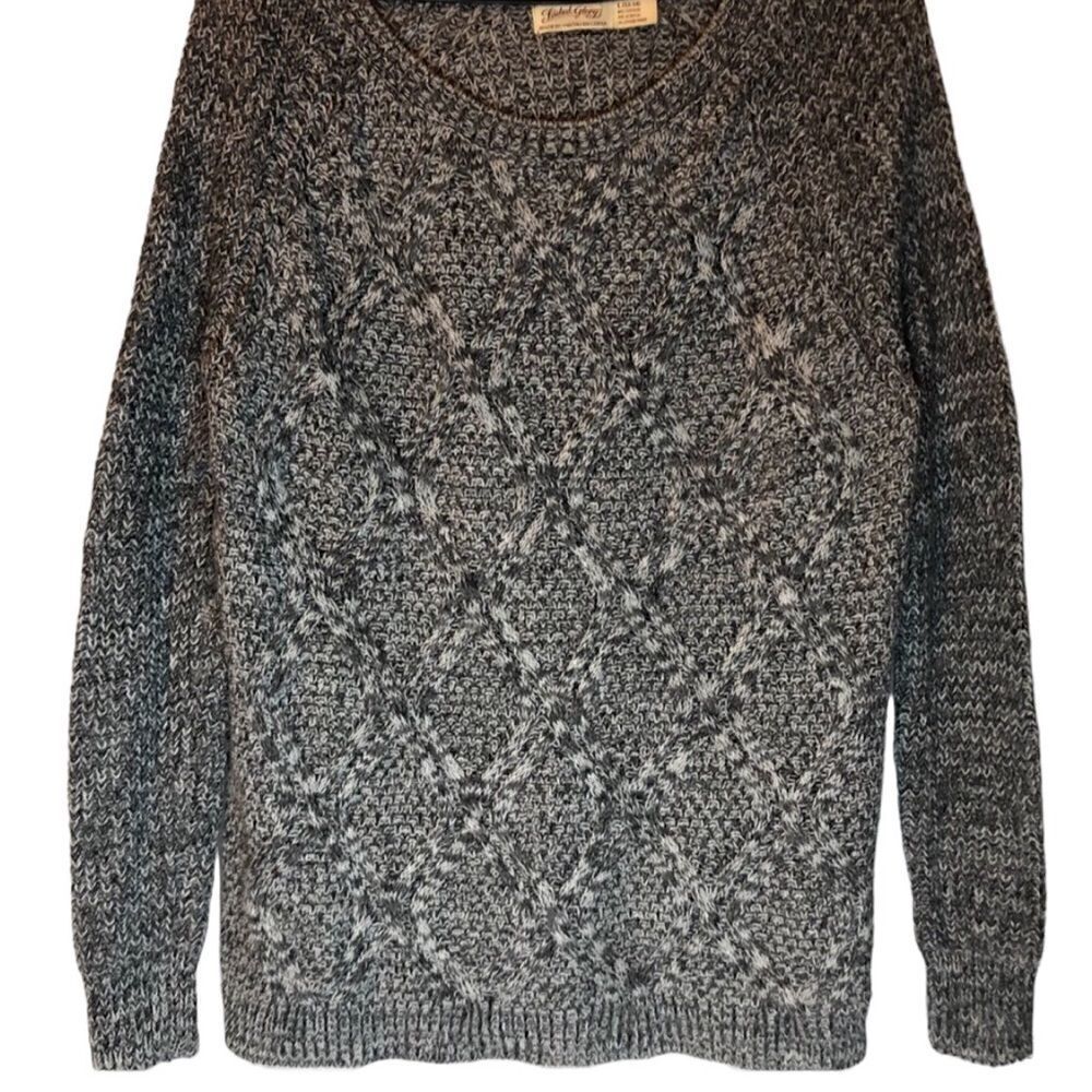 FADED GLORY Large Tweed Sweater